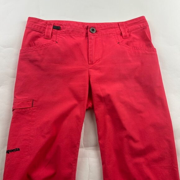 Patagonia Watermelon Pink Stretch Canvas Cargo Capri Pant 4 - Picture 2 of 6